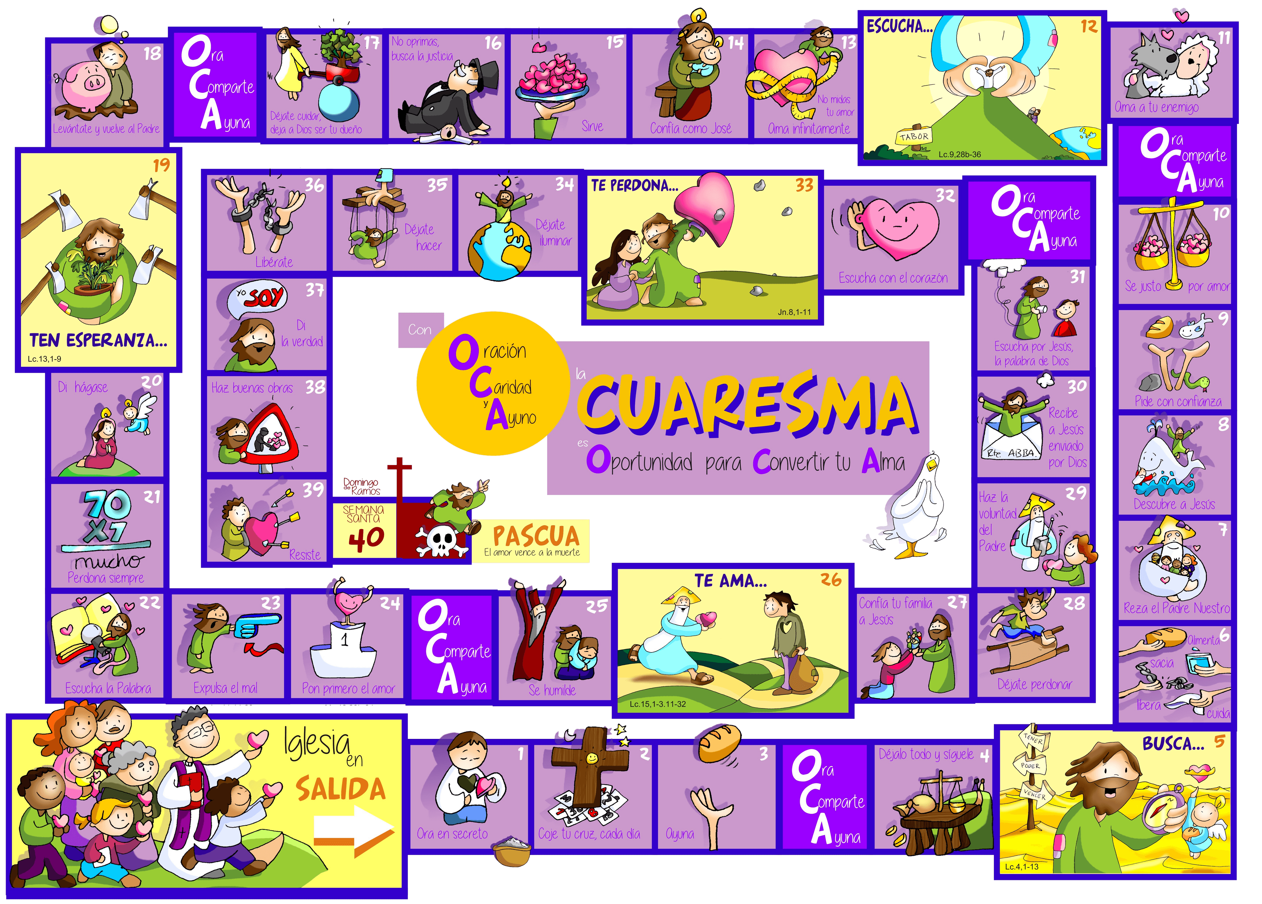 Mapa Cuaresma